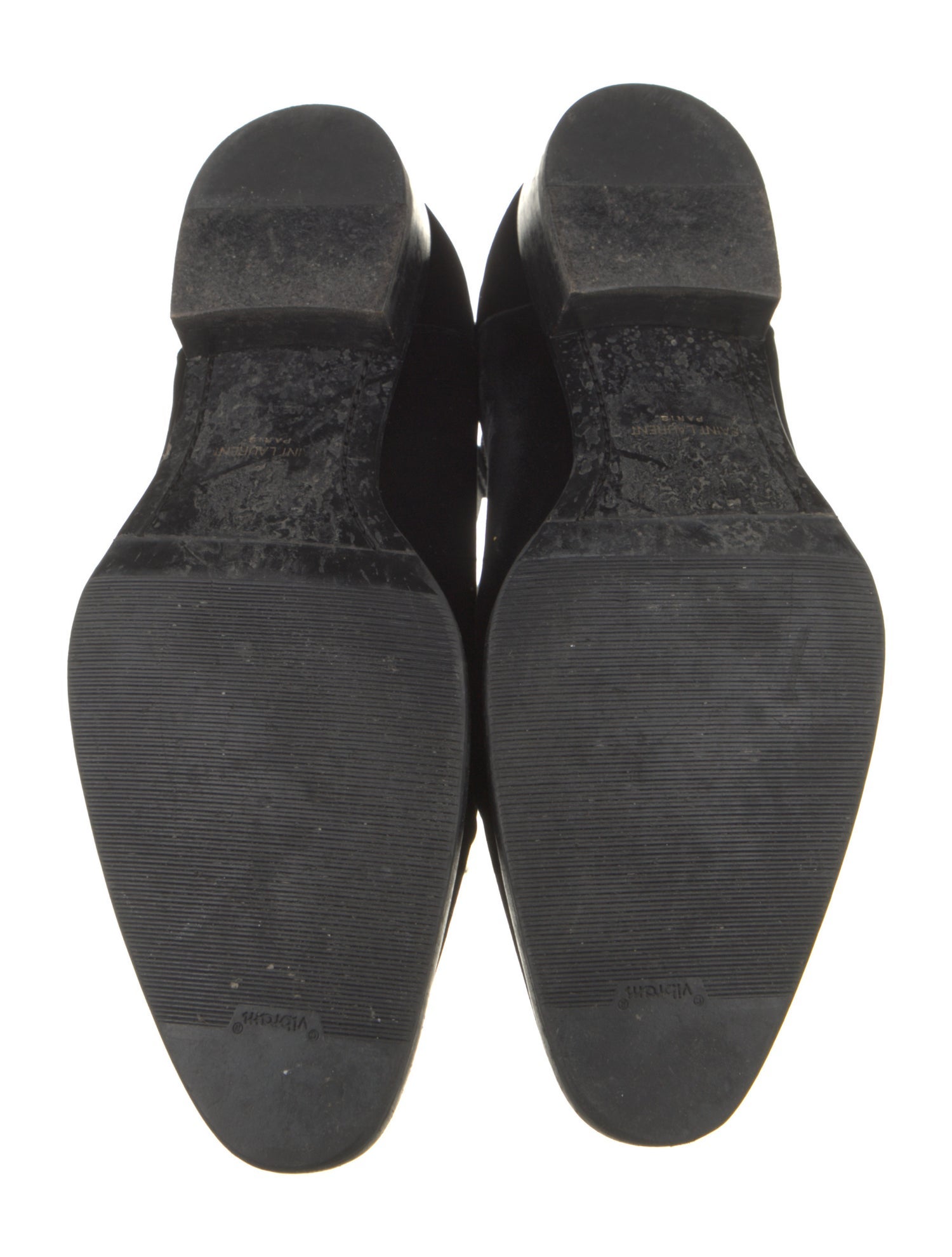 Saint Laurent Velvet Chelsea Boots